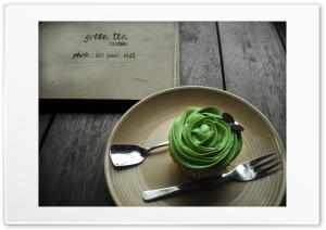 Cupcake GreenTea Ultra HD Wallpaper for 4K UHD Widescreen desktop, tablet & smartphone