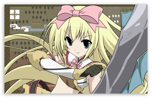 Cute Anime Girl Ultra HD Desktop Background Wallpaper for 4K UHD TV :  Tablet : Smartphone