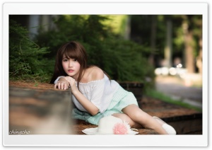 Cute Asian Girl Ultra HD Wallpaper for 4K UHD Widescreen desktop, tablet & smartphone