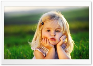 Cute Baby Girl Ultra HD Wallpaper for 4K UHD Widescreen desktop, tablet & smartphone