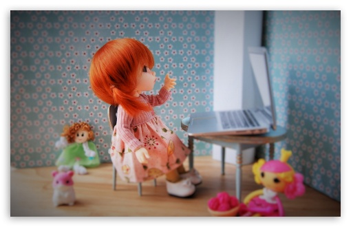 Cute Doll Ultra HD Desktop Background Wallpaper for 4K UHD TV : Tablet :  Smartphone