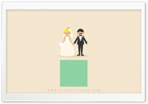 Cute Wedding Ultra HD Wallpaper for 4K UHD Widescreen desktop, tablet & smartphone
