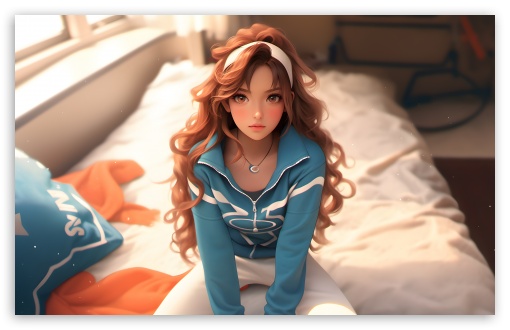 Cutie Anime Girl with Long Curly Hair, Bedroom UltraHD Wallpaper for Wide 16:10 5:3 Widescreen WHXGA WQXGA WUXGA WXGA WGA ; UltraWide 21:9 24:10 ; 8K UHD TV 16:9 Ultra High Definition 2160p 1440p 1080p 900p 720p ; UHD 16:9 2160p 1440p 1080p 900p 720p ; Standard 4:3 5:4 3:2 Fullscreen UXGA XGA SVGA QSXGA SXGA DVGA HVGA HQVGA ( Apple PowerBook G4 iPhone 4 3G 3GS iPod Touch ) ; Smartphone 16:9 3:2 5:3 2160p 1440p 1080p 900p 720p DVGA HVGA HQVGA ( Apple PowerBook G4 iPhone 4 3G 3GS iPod Touch ) WGA ; Tablet 1:1 ; iPad 1/2/Mini ; Mobile 4:3 5:3 3:2 16:9 5:4 - UXGA XGA SVGA WGA DVGA HVGA HQVGA ( Apple PowerBook G4 iPhone 4 3G 3GS iPod Touch ) 2160p 1440p 1080p 900p 720p QSXGA SXGA ;