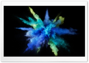 Cyan Color Burst Ultra HD Wallpaper for 4K UHD Widescreen desktop, tablet & smartphone