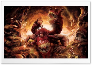 Dantes Inferno Art Ultra HD Wallpaper for 4K UHD Widescreen desktop, tablet & smartphone