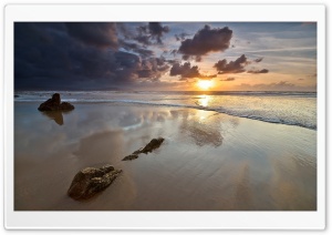 Dark Clouds Over Ocean Ultra HD Wallpaper for 4K UHD Widescreen desktop, tablet & smartphone