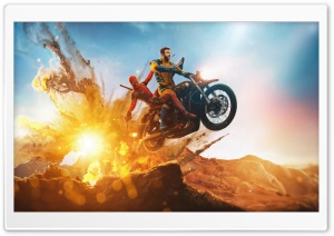 Deadpool 3 2024 Movie, Hugh Jackman, Ryan Reynolds Ultra HD Wallpaper for 4K UHD Widescreen desktop, tablet & smartphone