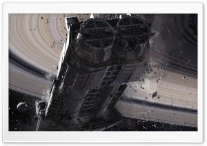 Destiny, Cassini Derelict Ultra HD Wallpaper for 4K UHD Widescreen desktop, tablet & smartphone