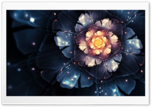 Digital Flowers Ultra HD Wallpaper for 4K UHD Widescreen desktop, tablet & smartphone