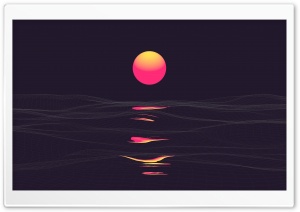 Digital Sunset Ultra HD Wallpaper for 4K UHD Widescreen desktop, tablet & smartphone
