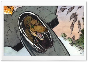 Dinosaur Cartoon Ultra HD Wallpaper for 4K UHD Widescreen desktop, tablet & smartphone