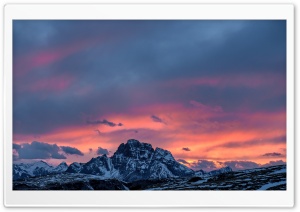 Dolomites Mountains Italy Winter Ultra HD Wallpaper for 4K UHD Widescreen desktop, tablet & smartphone