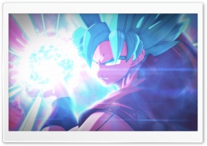 Dragon Ball Xenoverse 2 - SSGSS Goku Kamehameha Ultra HD Wallpaper for 4K UHD Widescreen desktop, tablet & smartphone