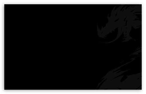 Dragon in Black Ultra HD Desktop Background Wallpaper for 4K UHD TV :  Widescreen & UltraWide Desktop & Laptop : Tablet : Smartphone