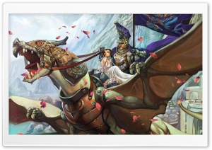 Dragon Painting Ultra HD Wallpaper for 4K UHD Widescreen desktop, tablet & smartphone