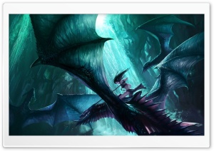 Dragon Ride Ultra HD Wallpaper for 4K UHD Widescreen desktop, tablet & smartphone