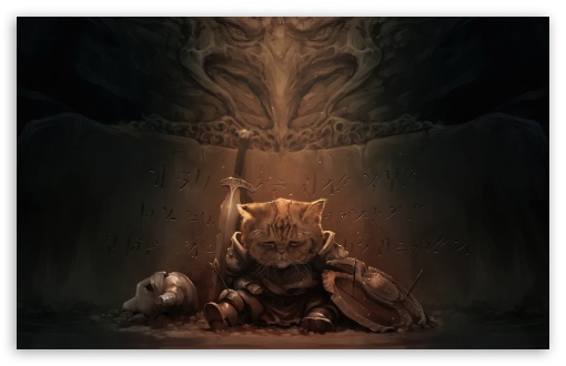 Dragonborn Cat Ultra HD Desktop Background Wallpaper for 4K UHD TV :  Widescreen & UltraWide Desktop & Laptop : Tablet : Smartphone