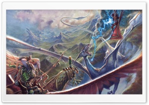 Dragons And Elfs Ultra HD Wallpaper for 4K UHD Widescreen desktop, tablet & smartphone