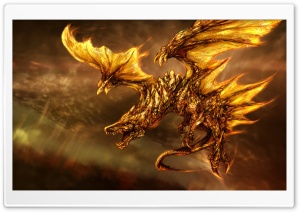 Dragons Flying Ultra HD Wallpaper for 4K UHD Widescreen desktop, tablet & smartphone