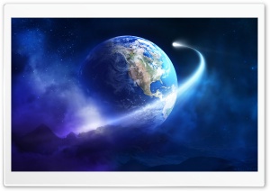Earth Orbit Ultra HD Wallpaper for 4K UHD Widescreen desktop, tablet & smartphone