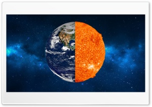 Earth Sun Ultra HD Wallpaper for 4K UHD Widescreen desktop, tablet & smartphone