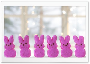 Easter Candy Bunnies Ultra HD Wallpaper for 4K UHD Widescreen desktop, tablet & smartphone