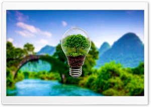 Eco Light Ultra HD Wallpaper for 4K UHD Widescreen desktop, tablet & smartphone