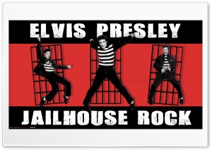 Elvis Presley Jailhouse Rock Ultra HD Wallpaper for 4K UHD Widescreen desktop, tablet & smartphone