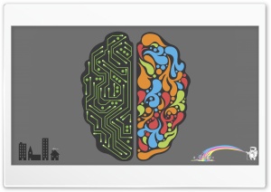 Emotional and Rational Brain Ultra HD Wallpaper for 4K UHD Widescreen desktop, tablet & smartphone
