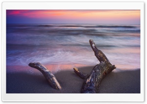 Empty Beach, Long Exposure Ultra HD Wallpaper for 4K UHD Widescreen desktop, tablet & smartphone