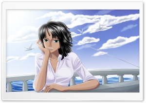 Enjoying The Sun Anime Ultra HD Wallpaper for 4K UHD Widescreen desktop, tablet & smartphone