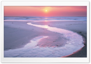 Estuary At Sunset Ultra HD Wallpaper for 4K UHD Widescreen desktop, tablet & smartphone