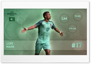 Euro 2016 - Nani Ultra HD Wallpaper for 4K UHD Widescreen desktop, tablet & smartphone