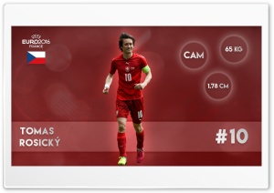 Euro 2016 - Tom Rosicky Ultra HD Wallpaper for 4K UHD Widescreen desktop, tablet & smartphone