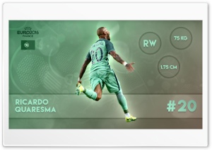Euro 2016 Ricardo Quaresma Ultra HD Wallpaper for 4K UHD Widescreen desktop, tablet & smartphone