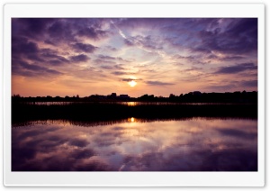 Evening Above Town Ultra HD Wallpaper for 4K UHD Widescreen desktop, tablet & smartphone