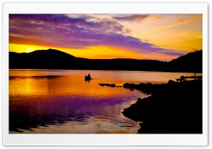 Evening Boat Ride Ultra HD Wallpaper for 4K UHD Widescreen desktop, tablet & smartphone