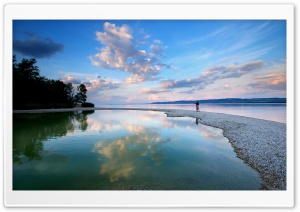 Evening Landscape Ultra HD Wallpaper for 4K UHD Widescreen desktop, tablet & smartphone