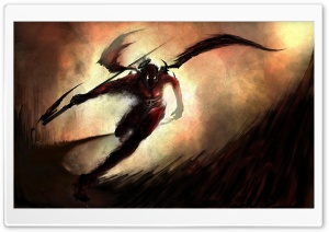Evil Angel Art Ultra HD Wallpaper for 4K UHD Widescreen desktop, tablet & smartphone