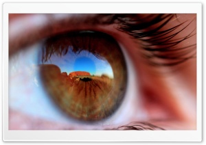 Eye Reflection Ultra HD Wallpaper for 4K UHD Widescreen desktop, tablet & smartphone