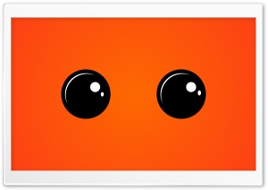 Eyes - Vivid Orange Ultra HD Wallpaper for 4K UHD Widescreen desktop, tablet & smartphone