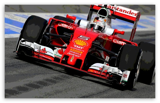 F1 Ferrari Vettel Poster UltraHD Wallpaper for Wide 16:10 Widescreen WHXGA WQXGA WUXGA WXGA ;