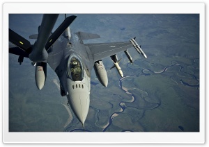 F-16 Fighting Falcon River Ultra HD Wallpaper for 4K UHD Widescreen desktop, tablet & smartphone