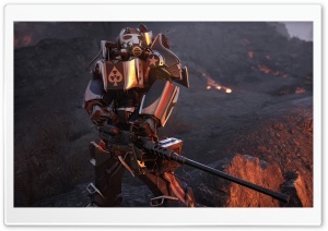 Fallout 76 2021 Video Game Power Armor ACE Ultra HD Wallpaper for 4K UHD Widescreen desktop, tablet & smartphone