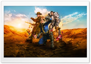 Fallout Post-apocalyptic TV Series 2024 Ultra HD Wallpaper for 4K UHD Widescreen desktop, tablet & smartphone