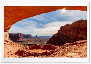 False Kiva stone circle, Canyonlands National Park, Utah, United States Ultra HD Wallpaper for 4K UHD Widescreen desktop, tablet & smartphone