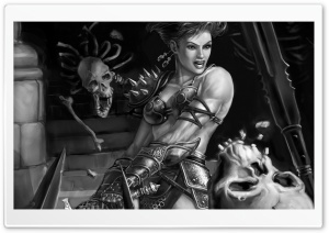 Fantasy Girl 21 Ultra HD Wallpaper for 4K UHD Widescreen desktop, tablet & smartphone