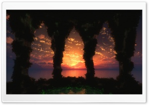 Fantasy Sunset Ultra HD Wallpaper for 4K UHD Widescreen desktop, tablet & smartphone