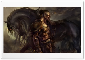 Fantasy Warrior Ultra HD Wallpaper for 4K UHD Widescreen desktop, tablet & smartphone