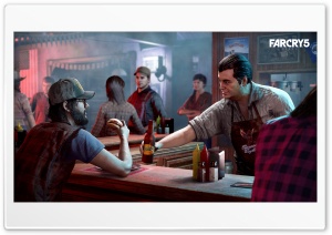 Far Cry 5 Bar Ultra HD Wallpaper for 4K UHD Widescreen desktop, tablet & smartphone